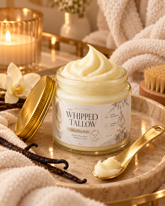 Goddess Whipped Tallow Balm — Deep Hydration, Vanilla Bean Comfort