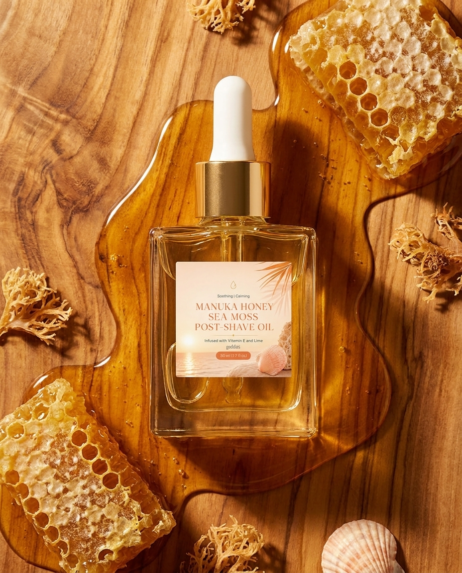 Goddess Manuka Honey Sea Moss Post-Shave Oil