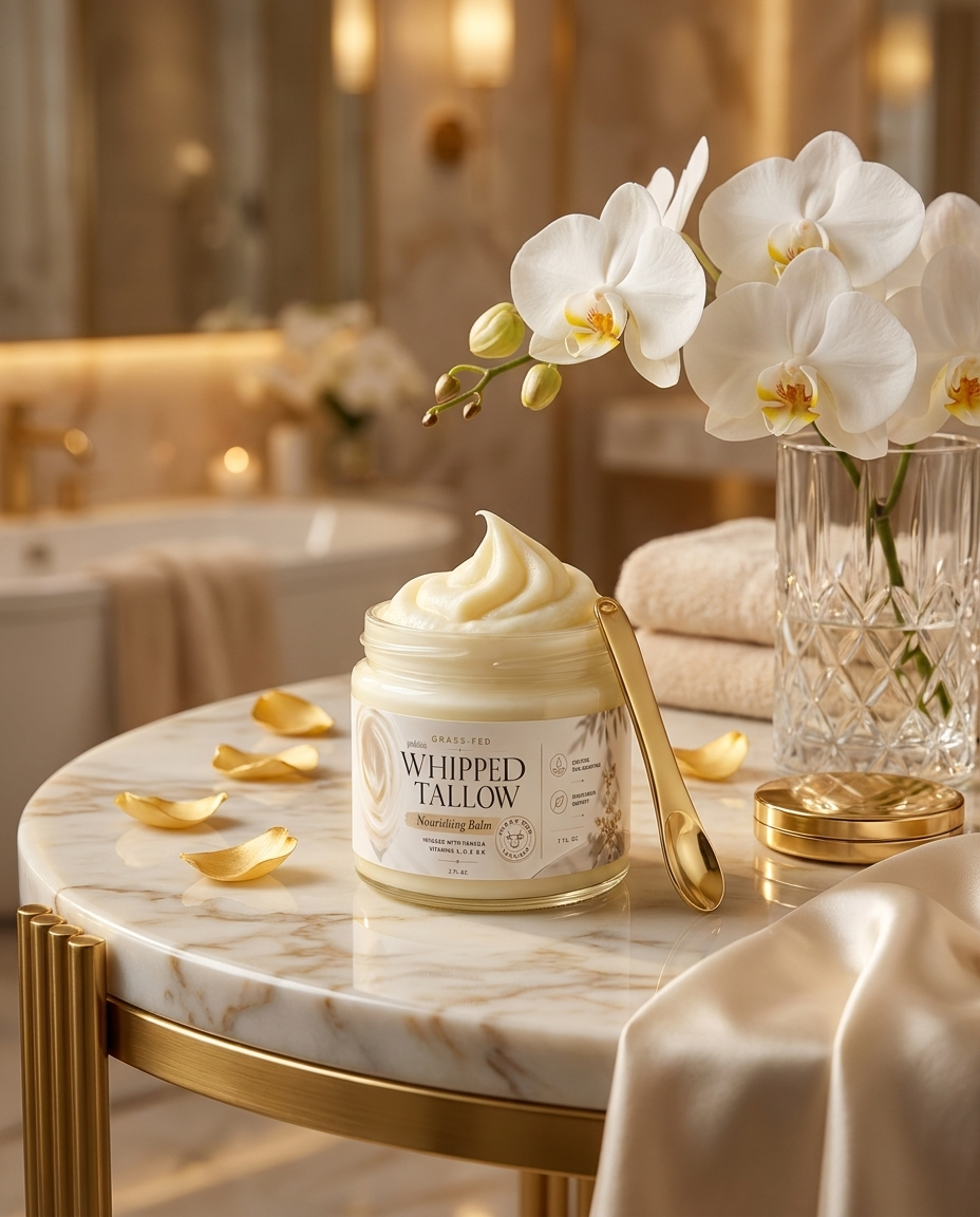 Goddess Whipped Tallow Balm — Deep Hydration, Vanilla Bean Comfort